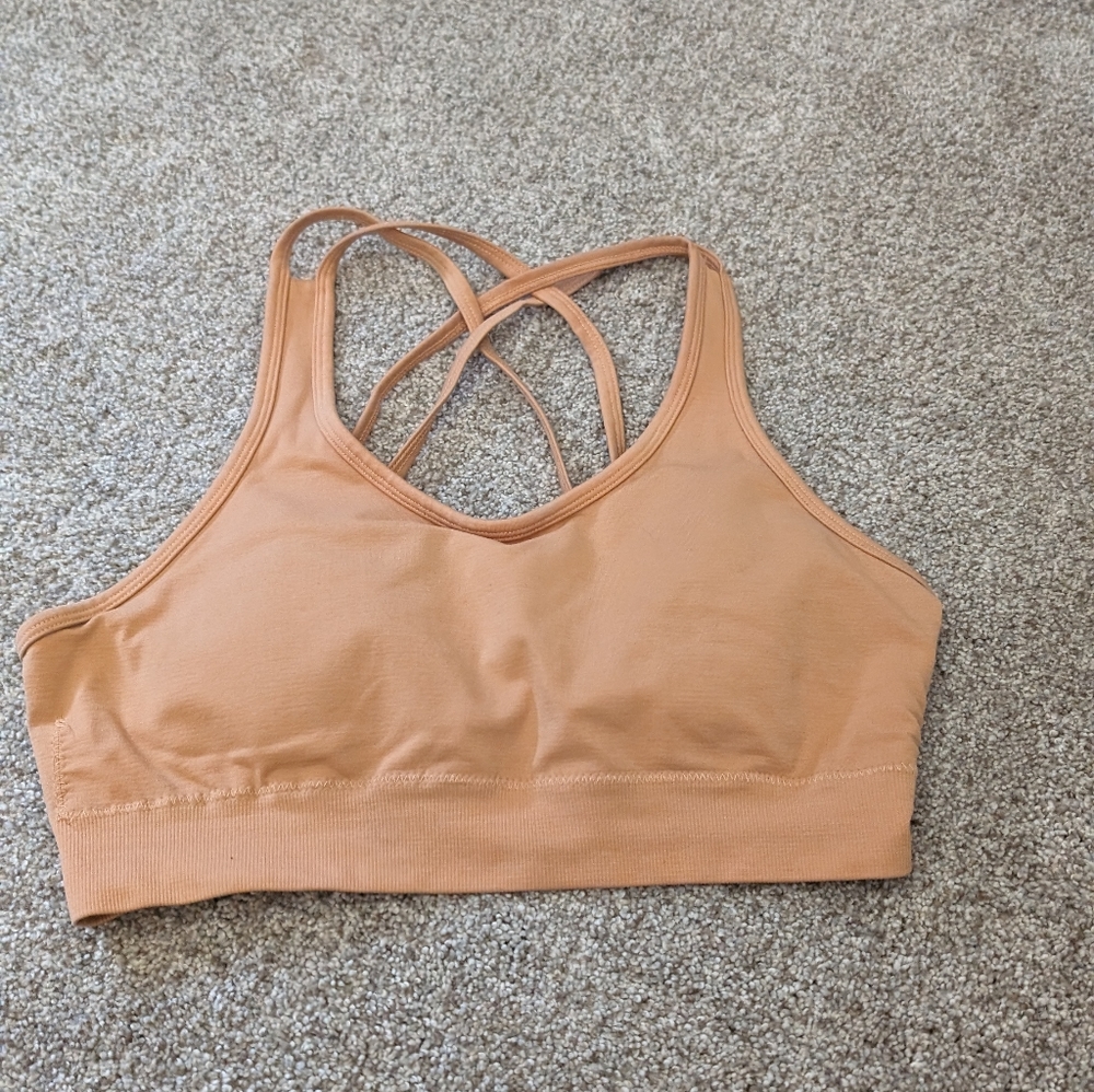 Light Orange/Peach Sports Bra